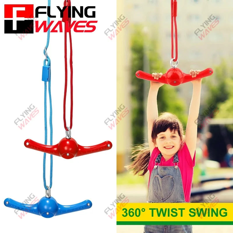 Kids Twister Swing 360° Spin Handle Swing