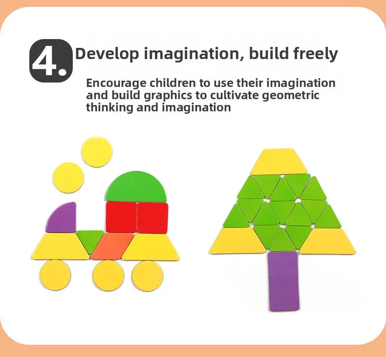Magnetic Picture Puzzle Blocks