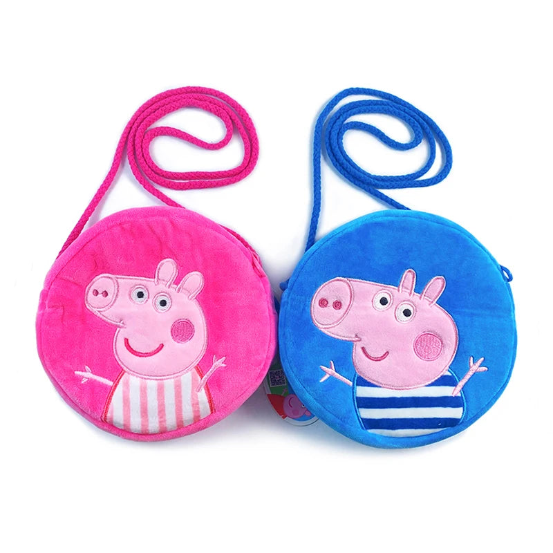 Peppa Pig Plush Shoulder Bag - Coin Purse for Kids