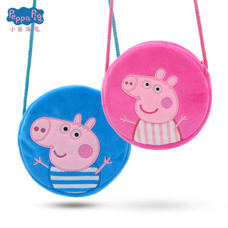 Peppa Pig Plush Shoulder Bag - Coin Purse for Kids