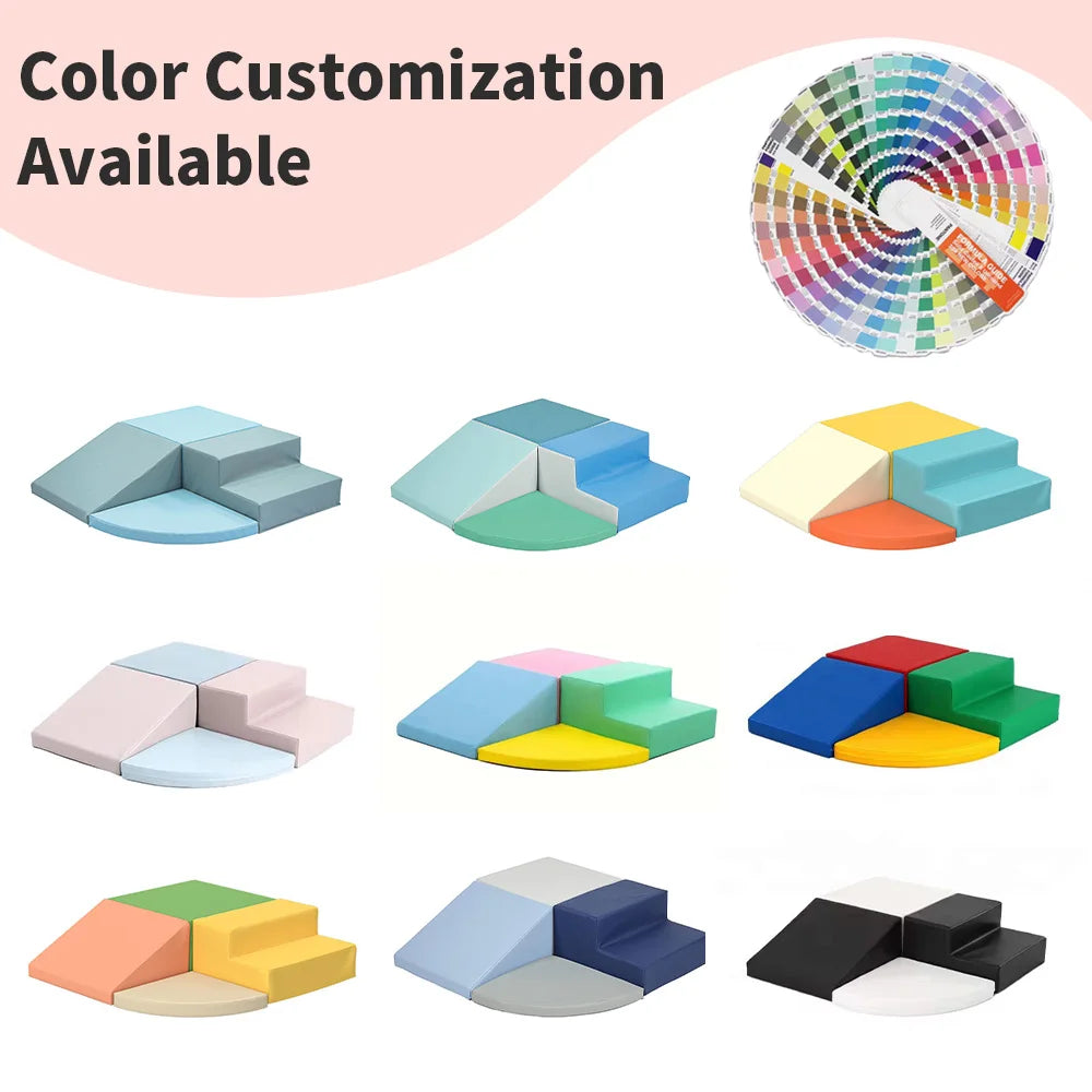 Kids Soft Foam Play Climbing Blocks Set