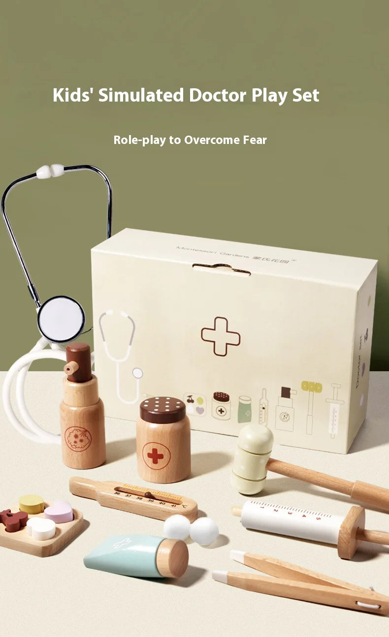 Wooden Doctor Play Set