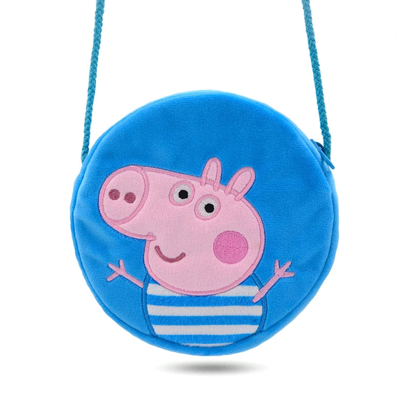 Peppa Pig Plush Shoulder Bag - Coin Purse for Kids