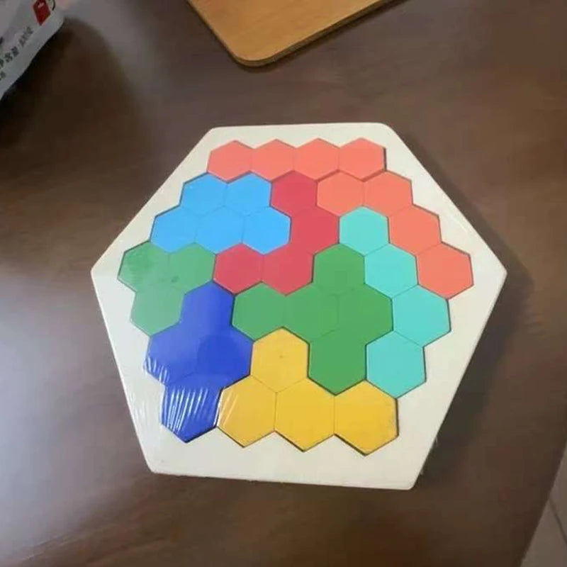 Hexagon Honeycomb Tangram