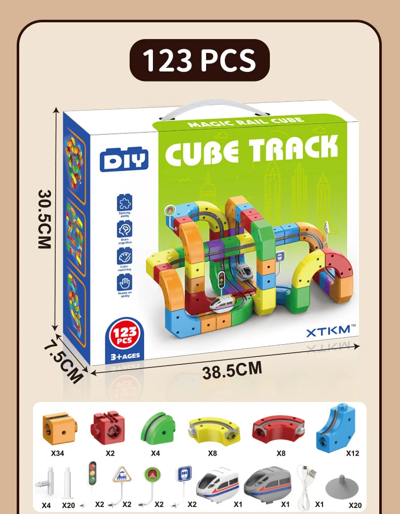 Magnetic Track STEM Train