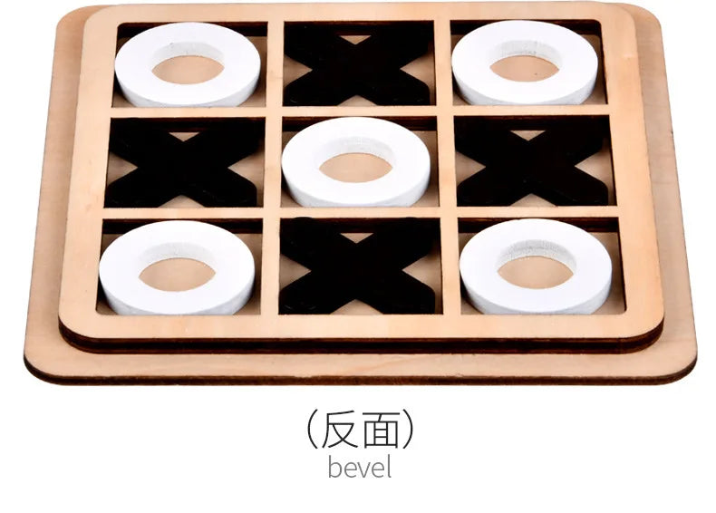 Wooden Tic-Tac-Toe Game