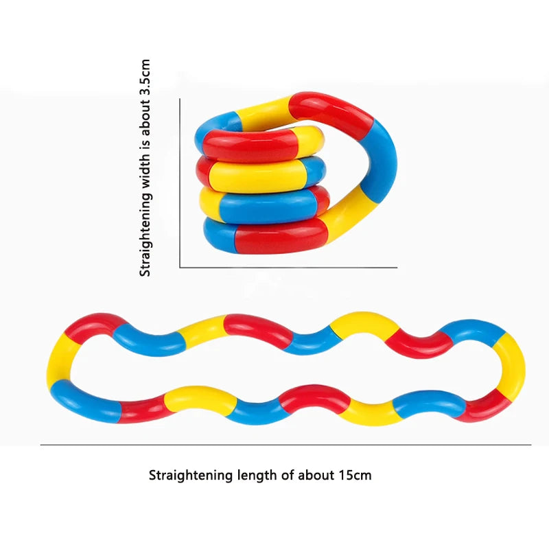 Twisty Tangle Fidget Toy - Sensory Hand Coordination & Stress Relief