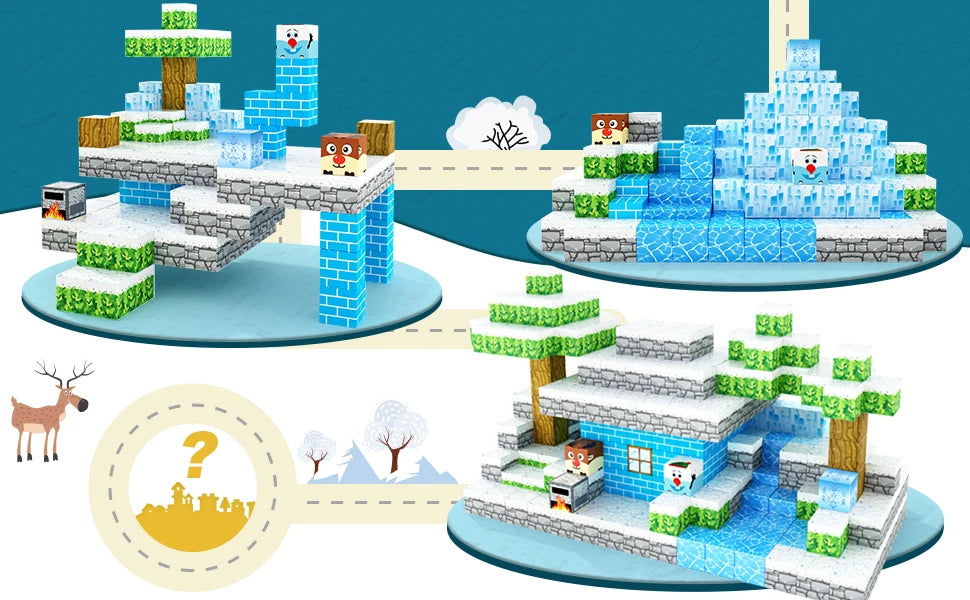 Magnetic Cubes Building Set