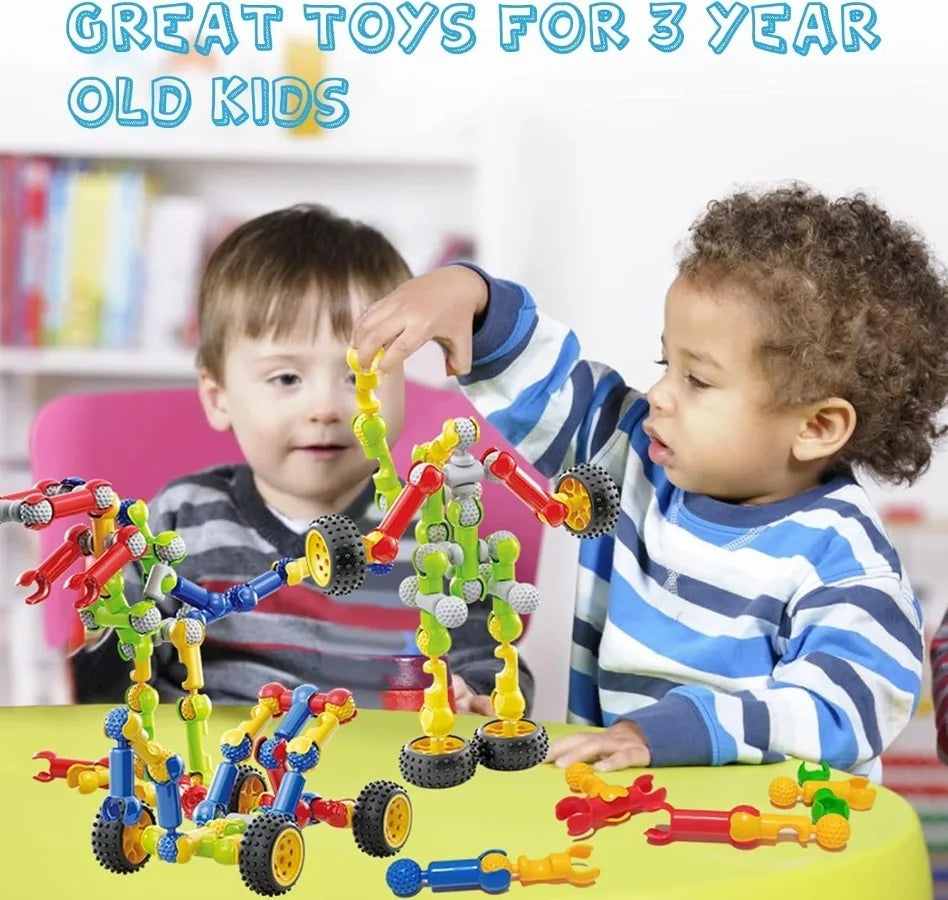 Creative STEM Building Blocks - 18+ Models Construction Set