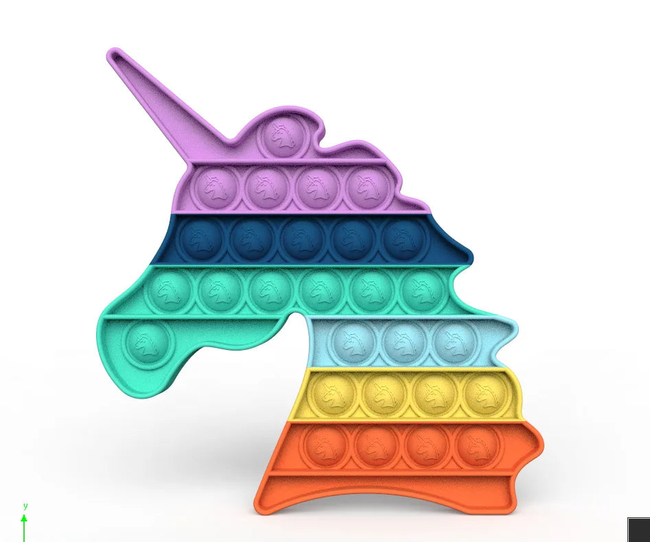 Kawaii Pop Fidget Toys - Sensory Bubble Stress Relief