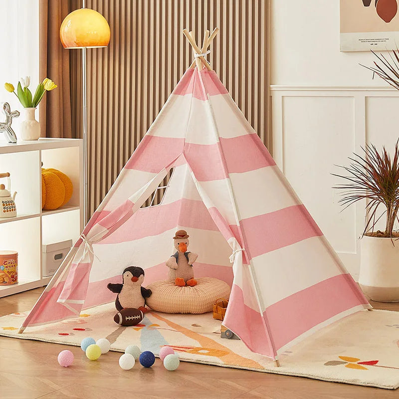 Kids Play Tent Tipi - Indoor & Outdoor Playhouse for Imaginative Adventures