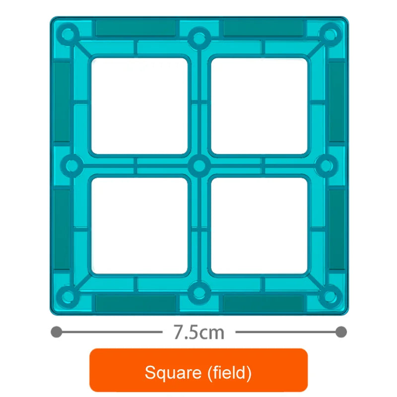 Magnetic Building Tiles - STEM Learning Blocks for Creative Play