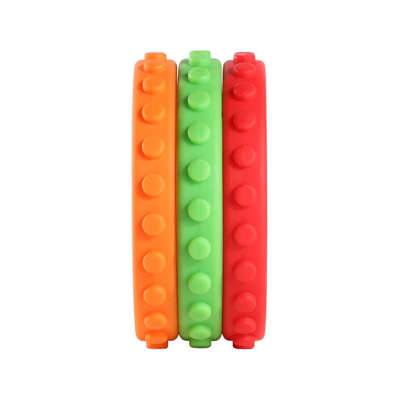 Silicone Teething Wrist Rings