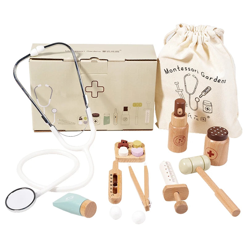 Wooden Doctor Play Set