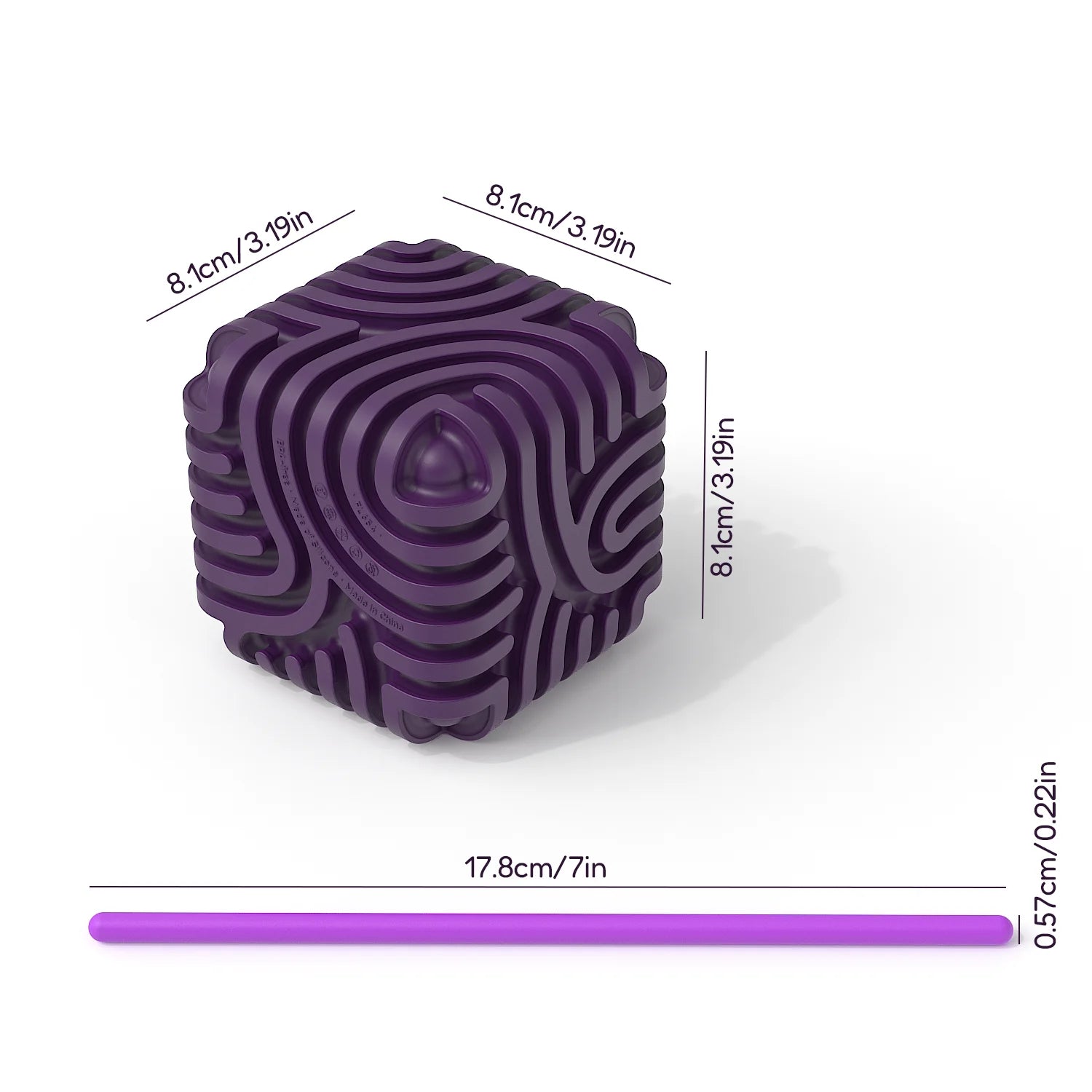 Silicone Sensory Rods Ball