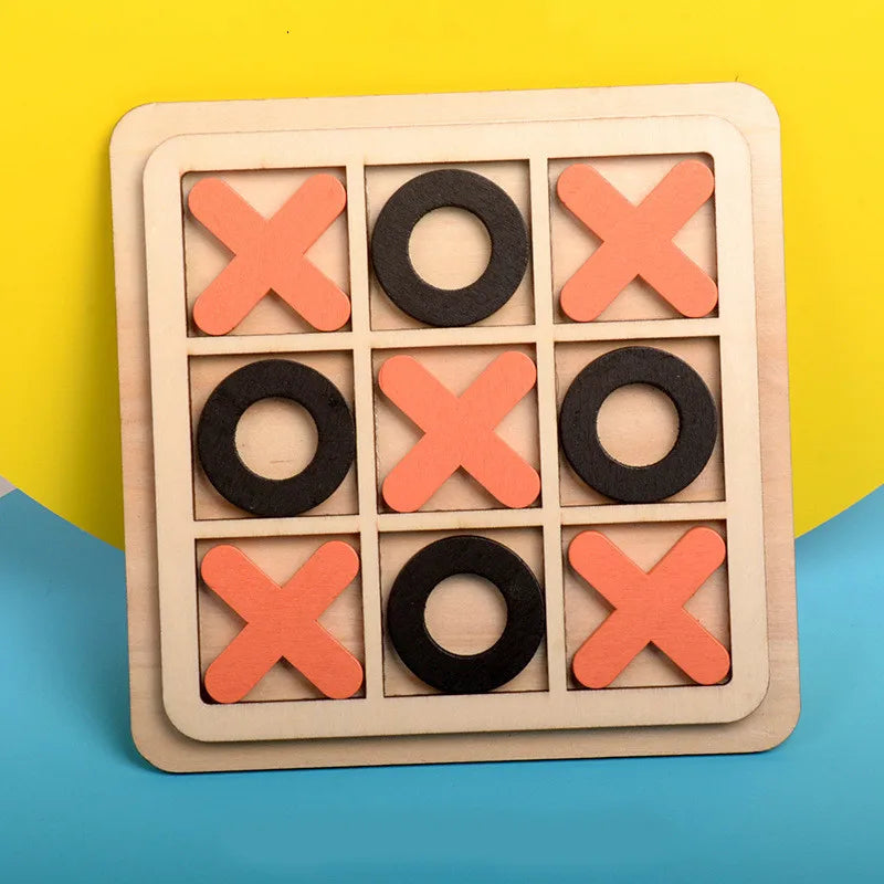 Wooden Tic-Tac-Toe Game