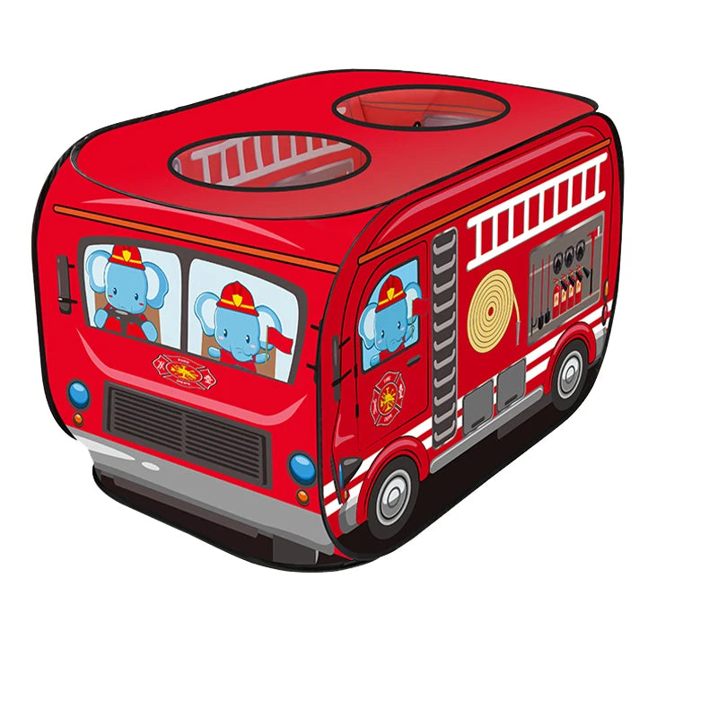 Pop-Up Play Tent - No Assembly Foldable Playhouse for Indoor & Outdoor Fun