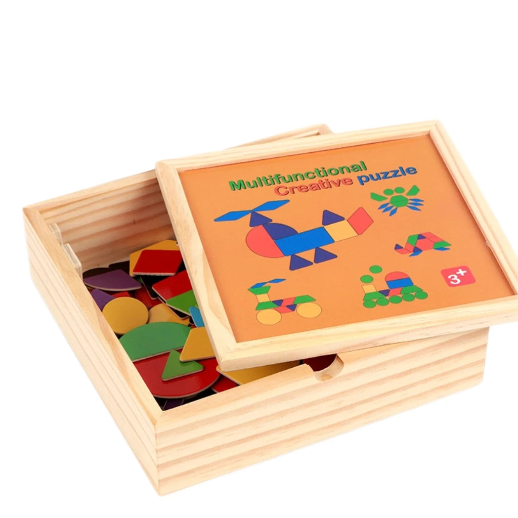 Magnetic Picture Puzzle Blocks