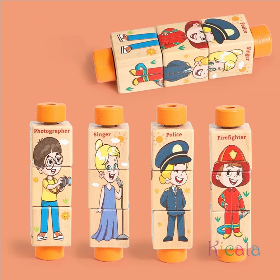 Rotating 3D Blocks Puzzle