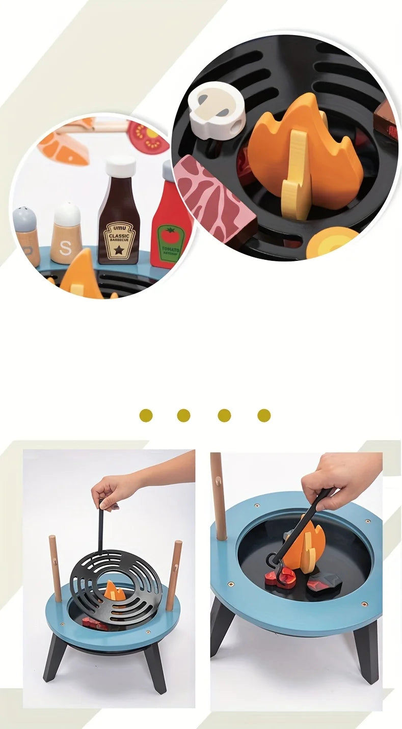 Pretend BBQ Cooking Set