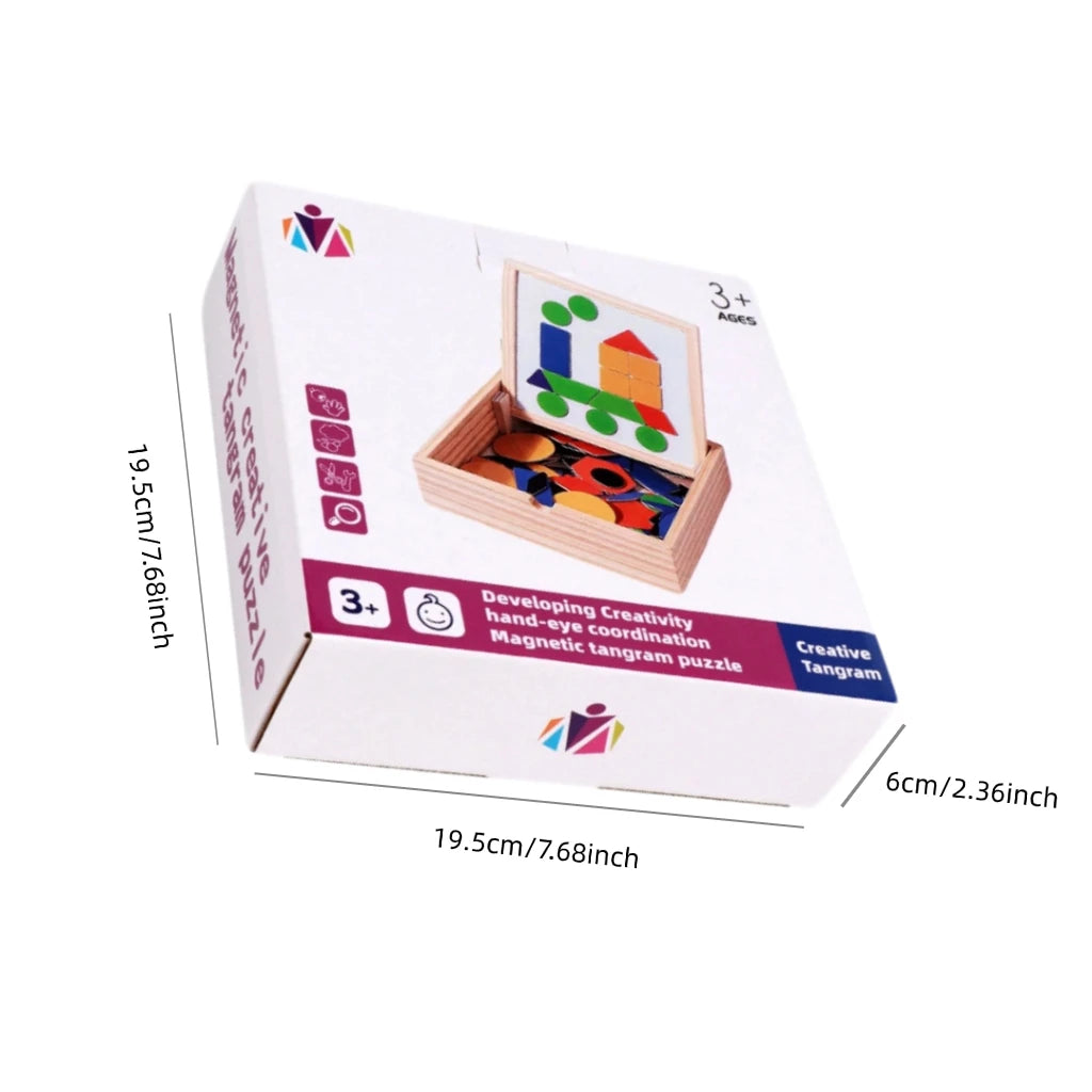 Magnetic Picture Puzzle Blocks