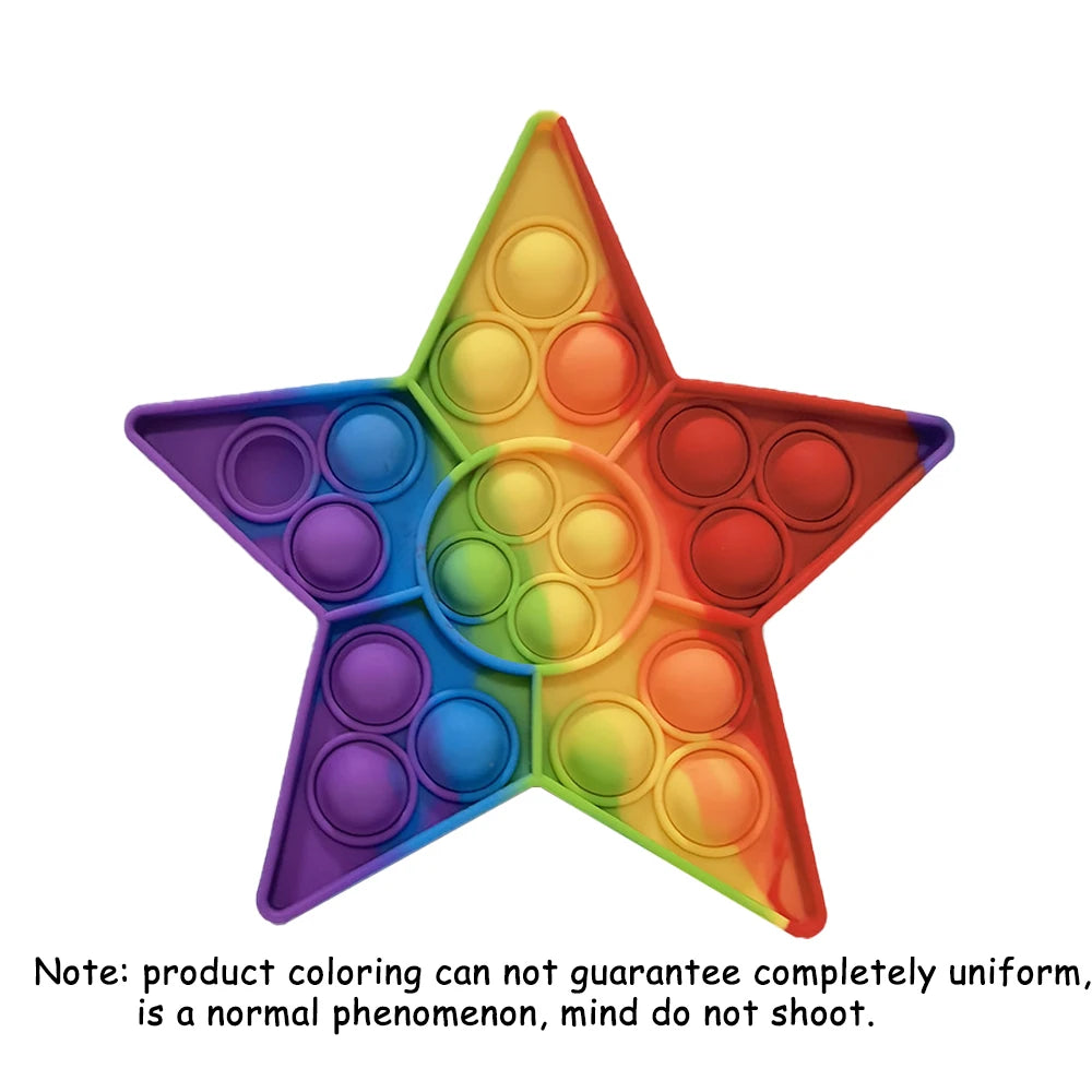 Rainbow Pop Bubble Fidget - Sensory Stress Relief Toy